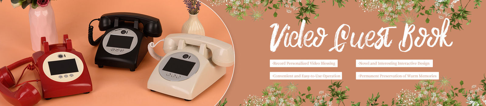 Libro degli ospiti per il telefono del matrimonio