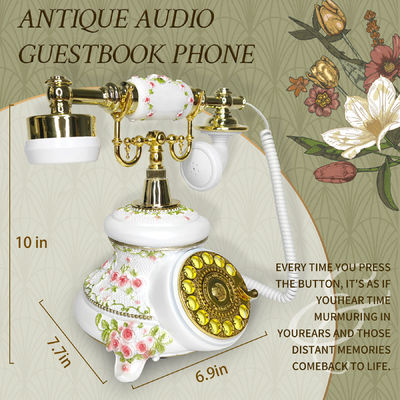Festa di nozze europea Telefono Libro degli ospiti Audio Libro degli ospiti FiayaCom Messaggio Recorder