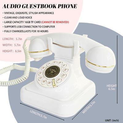 Memorie preziose per sempre Nozze Telefono Libro degli ospiti Raccogliere ogni messaggio sincero per il tuo giorno speciale