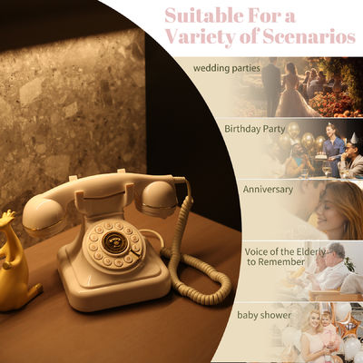 32GB Phone Guest Book Capture Messaggi vocali e ricordi degli ospiti a matrimoni, feste ed eventi speciali