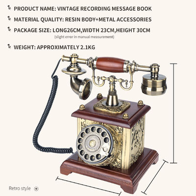 Tenete vivi i ricordi Libro degli ospiti del telefono - Perfetto per registrare messaggi vocali da parte di persone care in occasioni speciali