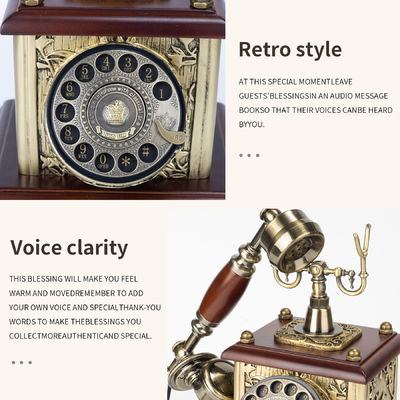 Tenete vivi i ricordi Libro degli ospiti del telefono - Perfetto per registrare messaggi vocali da parte di persone care in occasioni speciali