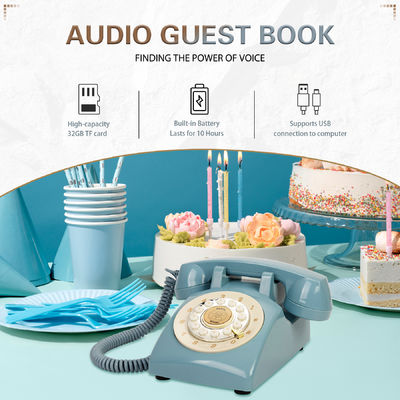 Giornata speciale di nozze telefono libro degli ospiti blu carica libro audio degli ospiti di nozze