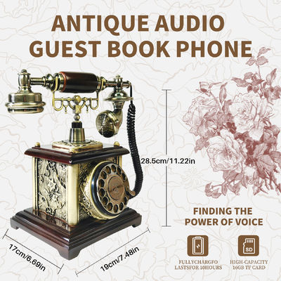Libro degli ospiti per matrimoni moderni Elegant Diy Audio Libro degli ospiti per messaggi di cuore