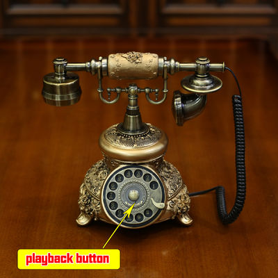 Classic Wedding Phone Guest Book Retro Craftsmanship Audio Wedding Guestbook Per le coppie
