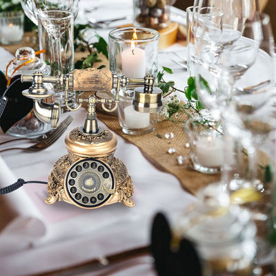 Classic Wedding Phone Guest Book Retro Craftsmanship Audio Wedding Guestbook Per le coppie