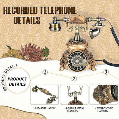 Antica connettività libro degli ospiti telefono 10 ore batteria audio libro degli ospiti telefono matrimonio