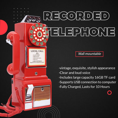 32GB Libro degli ospiti per telefono Registrazione Evento Nozze Messaggi vocali Libro degli ospiti Preserva i messaggi vocali