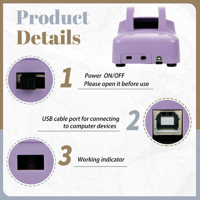 USB compatibile telefono libro degli ospiti registrazione del telefono di plastica per docce per bambini