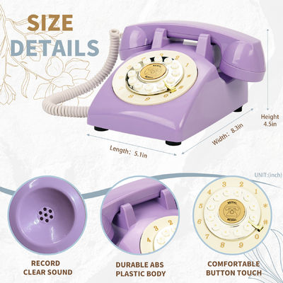 USB compatibile telefono libro degli ospiti registrazione del telefono di plastica per docce per bambini