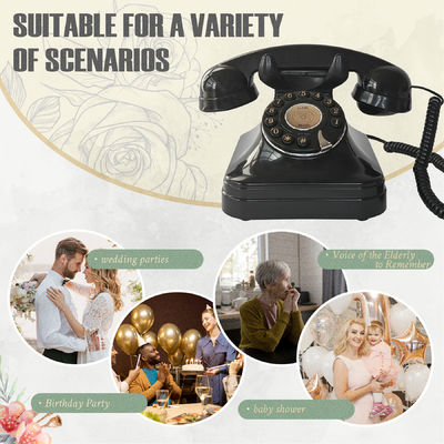 Wedding Phone Guest Book 32GB Storage & Clear Sound Quality Disegno semplice per un'operazione facile cattura ogni momento