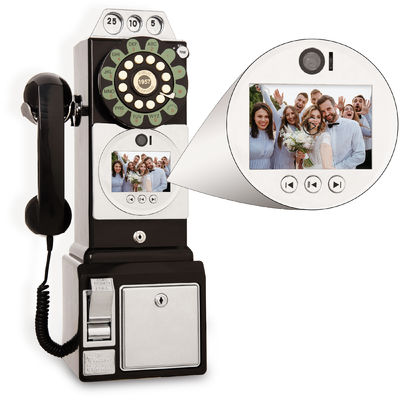 Capture Memories Video Guestbook 32GB Storage Guest Audio Book Nero Bianco Colore