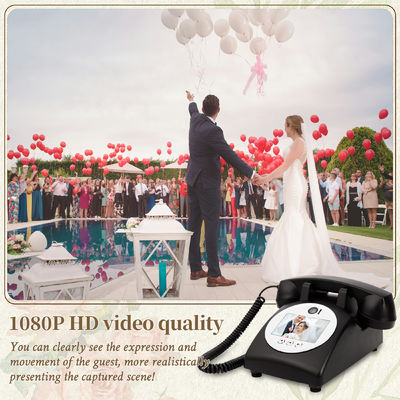 Feste Video Libro degli ospiti con audio chiaro Operazione semplice Libro degli ospiti audio matrimonio