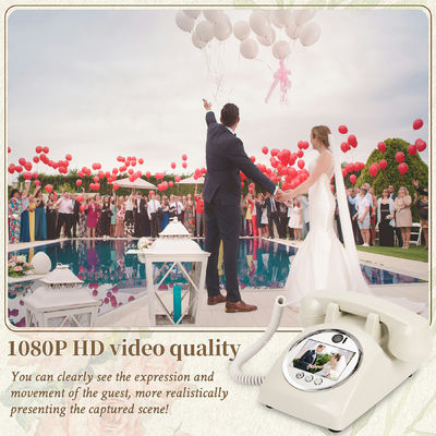 Qualità del suono chiaro Registrazione telefonica Libro degli ospiti Video Libro degli ospiti Per il matrimonio Laurea Baby Shower