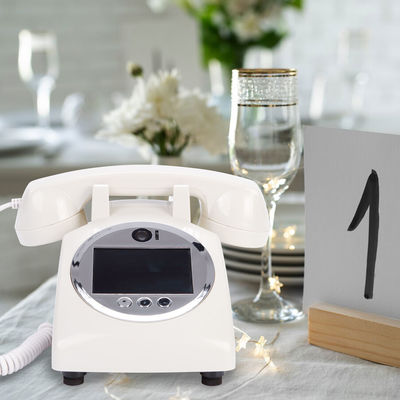 Qualità del suono chiaro Registrazione telefonica Libro degli ospiti Video Libro degli ospiti Per il matrimonio Laurea Baby Shower