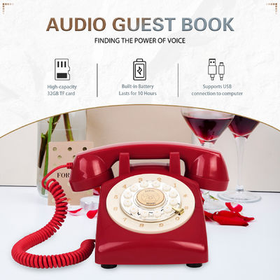Libro degli ospiti audio da 32 GB Porta le tue presentazioni al livello successivo con batteria ricaricabile e connettività USB