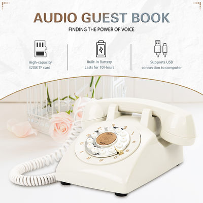 32GB Audio Guest Book Famiglia Amici Messaggio Vocale Guest Book Per Occasioni Speciali Momenti