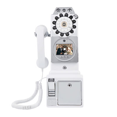 Customized Retro Wedding Audio Video Guestbook ABS Plastic Banquet Party Guest Blessing Sign-In Book Messaggio vocale personalizzato