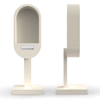 Booth telefonico per matrimoni in metallo premium con sistema di registrazione audio/video del libro degli ospiti